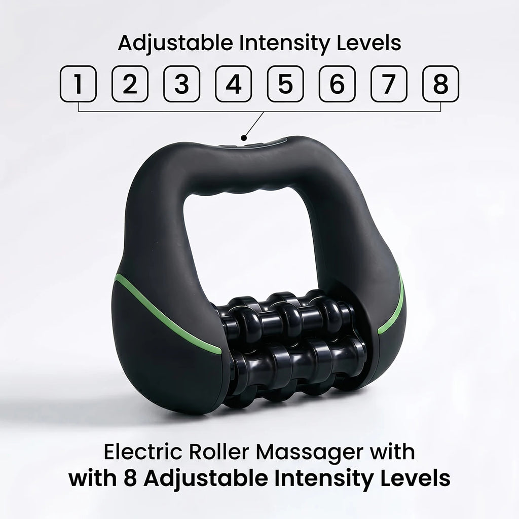 Electric Rolling Percussive Massager | 8-Speed Rechargeable Percussive Massager Vue