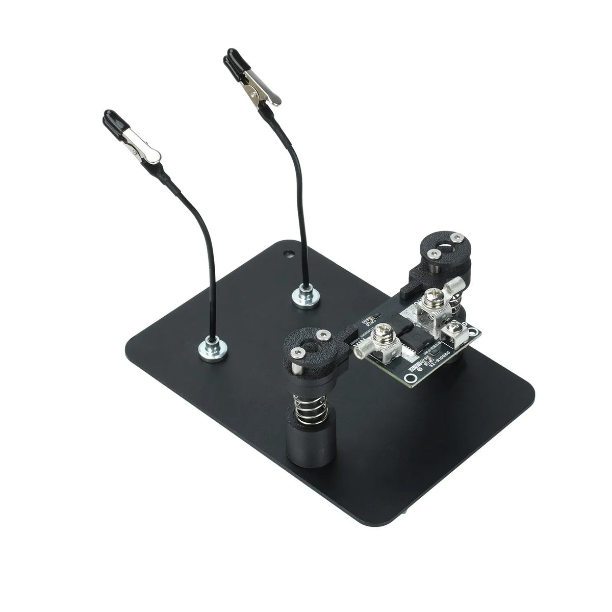 360° Adjustable PCB Holder Soldering Auxiliary Fixture with Magnetic Clamp 6mm Opening Metal Base Anti-slip Foot for Repair Vue