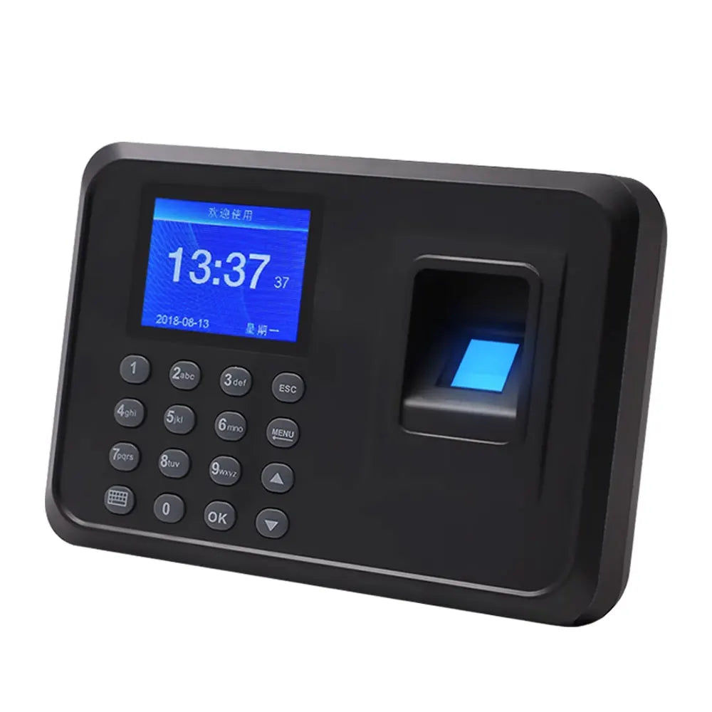A5 Biometric Fingerprint Employee Time Attendance Smart Time Clock Recorder Device USB Data Manage Vue