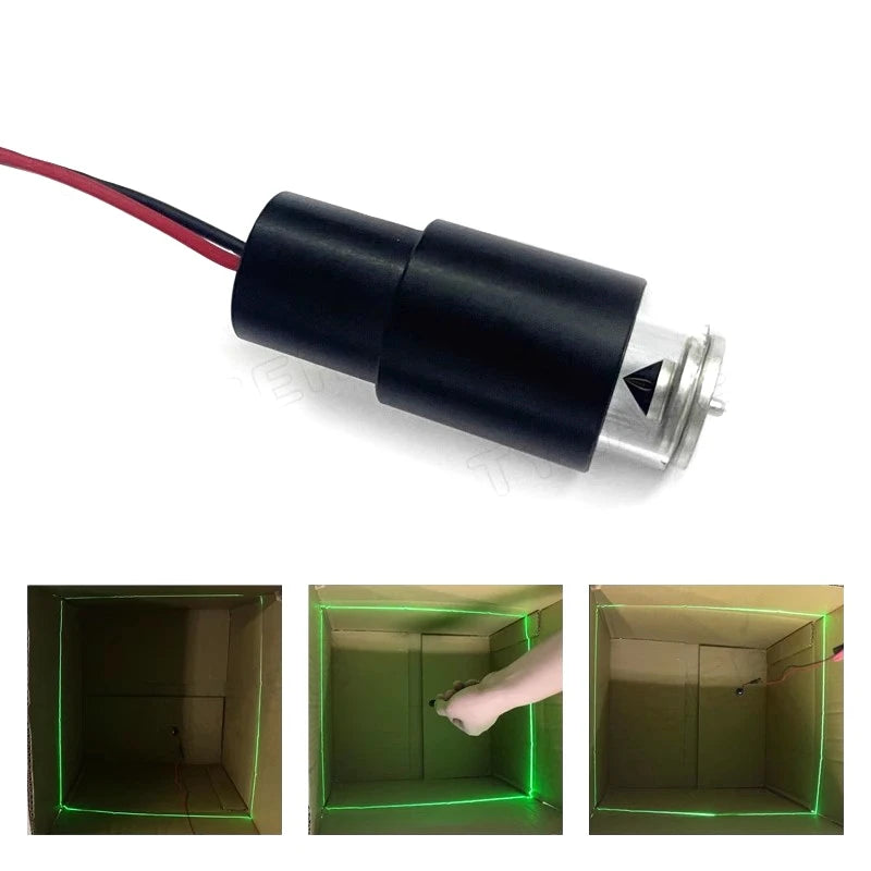 520nm 360 ° Green Light 10-135mwLED Module Vue
