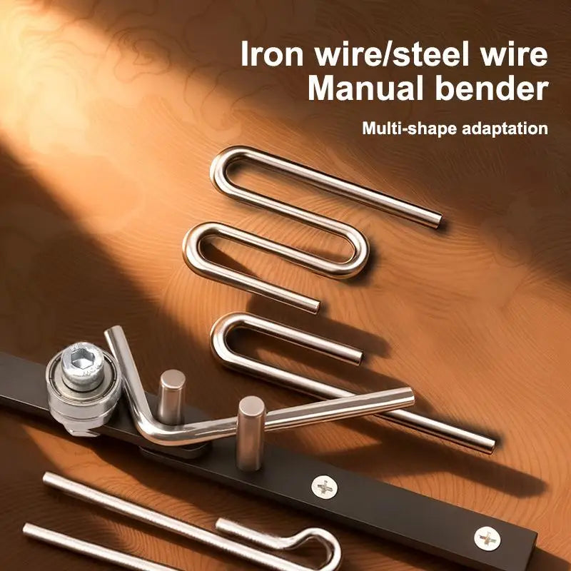 2PCS Mini Pipe Tubing Bender Manual Rod Hand Bending Tool for HVAC Car Repairs Home Craft Projects Vue