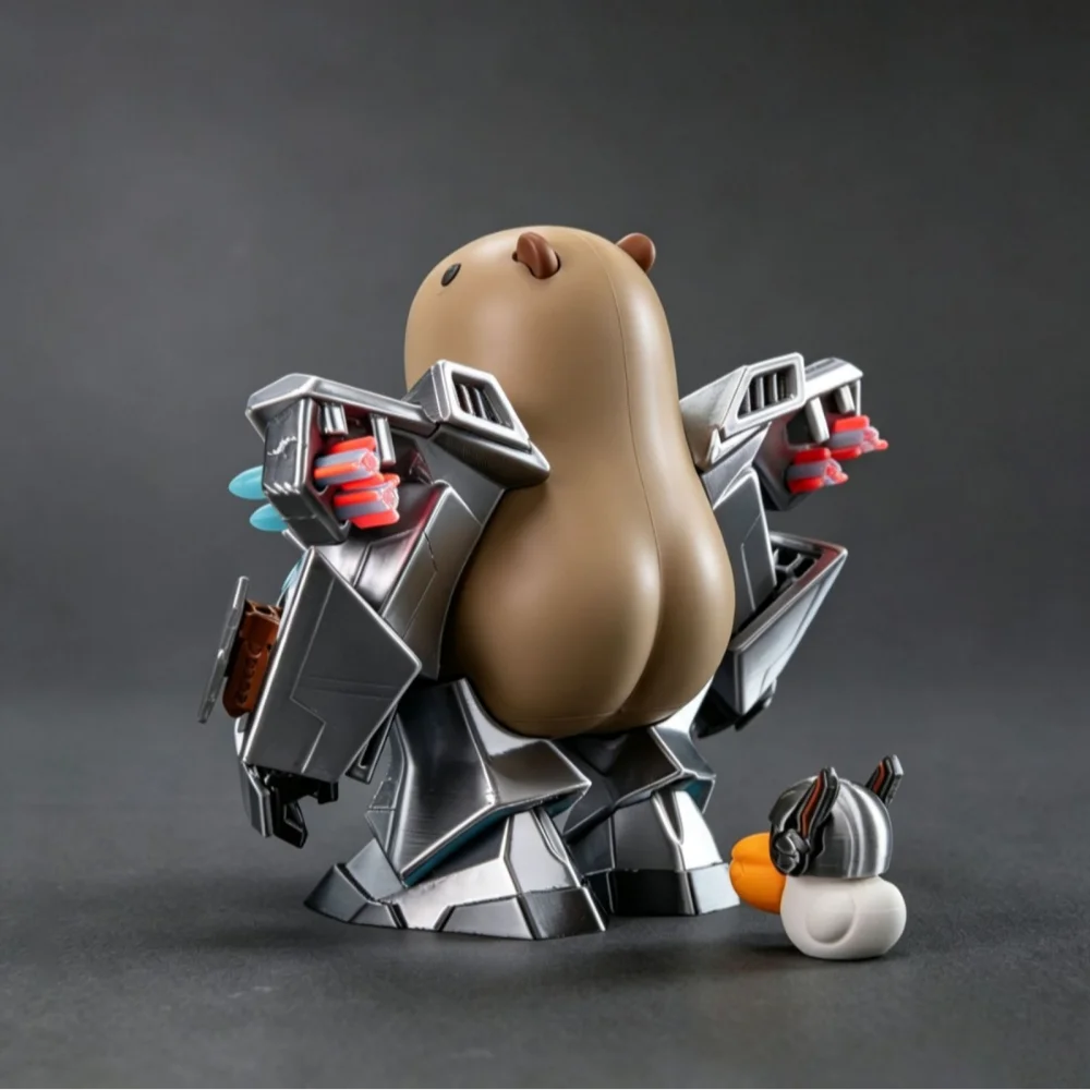 DIY Capybara Mecha Action Figure | Detachable Armor Robot Model Collectible Action Figure Vue