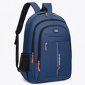 Functional Multi-pocket Backpack Secure Zip Closure Nylon Daypack