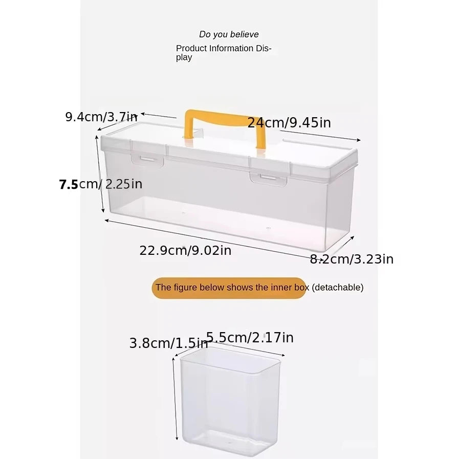 1/7pcs Tool Parts Storage Box Set Multi-Compartment Tool Organizer,Sorting Box for Screws,Wrenches,Hardware Accessories,and Toys Vue
