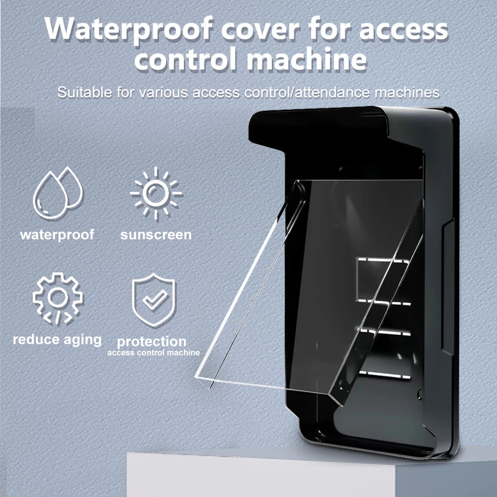 Rainproof Cover for Access Control Keypad Waterproof Case Rain Protection Protector Doorbell Card Reader Sunshade Sun Shell Vue