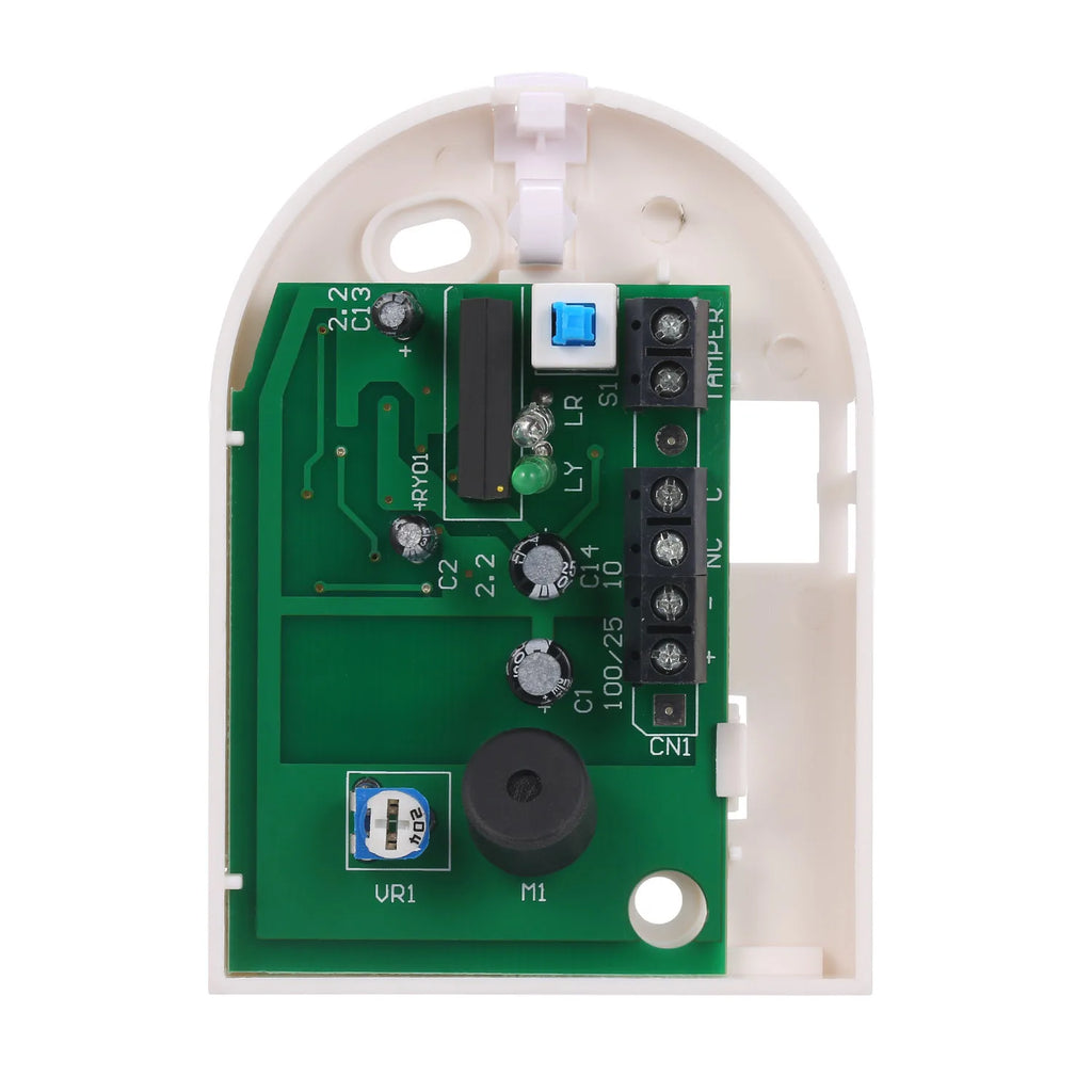 High Sensitive Wired Glass Break Sensor Glass Breakage Vibrator Wired Glass Break Shock Detector Home Alarm System Security Vue