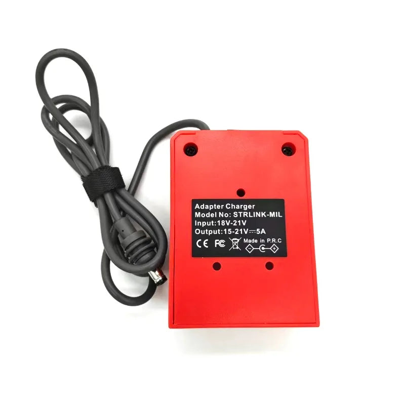 Portable Mini Power Adapter for Milwaukee 18V Lithium Battery Lightweight and Portablel Power Adapter for Outdoor and Emergency Vue