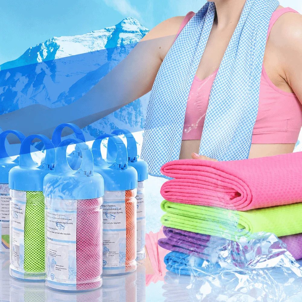 Breathable Cooling Towel Quick Drying Ultra Soft Ice Wipes Vue