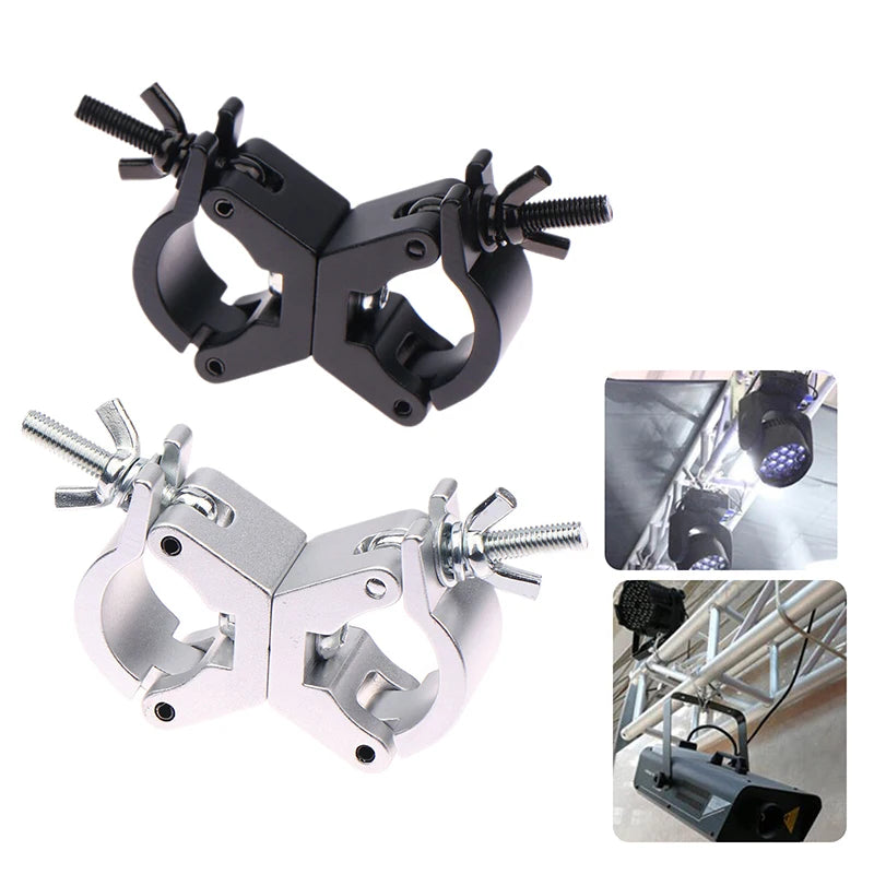 1 Psc Aluminium Truss Clamps 28-32mm Tube O Hook Stage Lighting Mount Bracket Fast Lock Lighting Clamp Vue