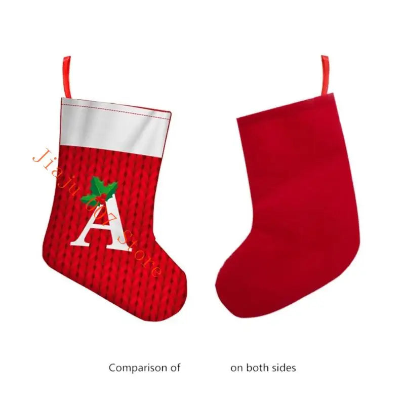Large Christmas Stocking – Hanging Holiday Sock for Mantel & Tree Christmas Stocking Vue