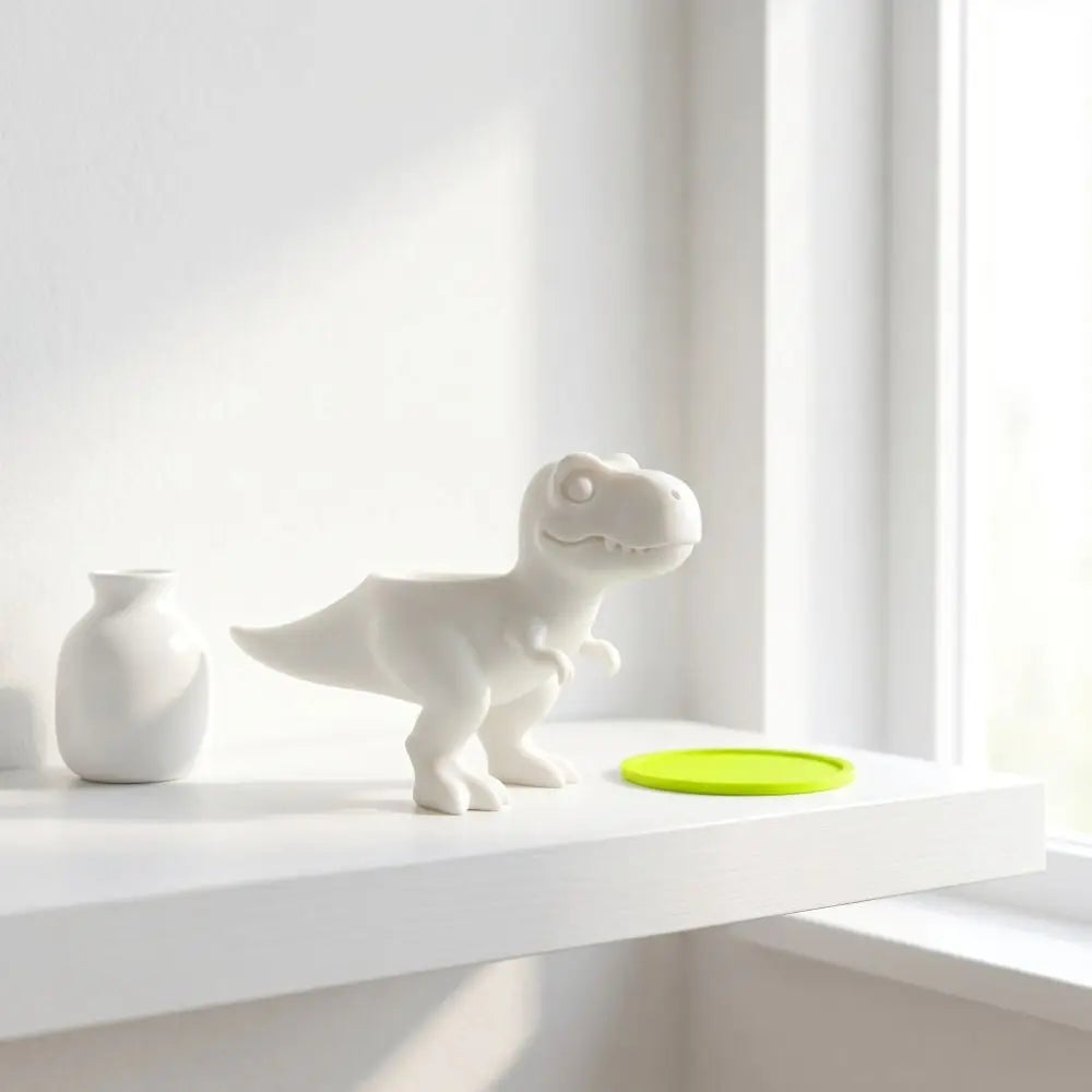 Dinosaur Statue 3D Printed Dinosaur Flowerpot Funny Desktop Decor Mini Potted Planter Ornaments T-Rex Plant Pot Home Vue