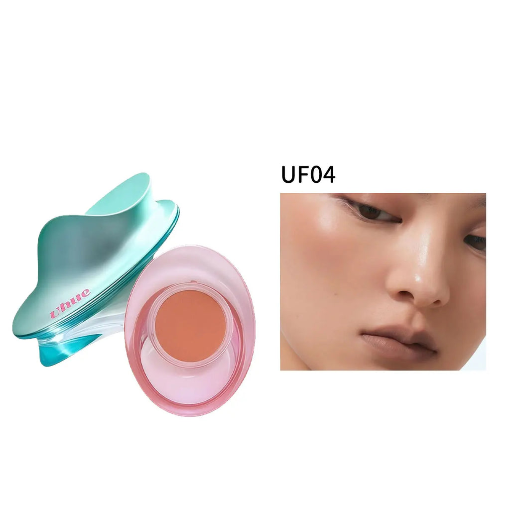 Uhue Eye Lip CheekPowder Paste,Delicate Powder-Paste Texture,Smooth & Minimal Fallout,Natural & Sheer Finish,Quick Daily Makeup Vue UF04