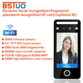 Access Control System WIFI TCP Fingerprint Recognition Dynamic Face Biometric RFID Attendance Machine 5 Inch Full View HD Screen Vue Default Title