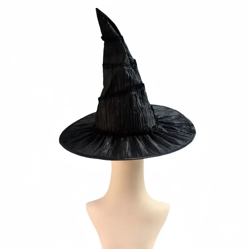 2/3/4Pcs Funny Witch Costume Set Green Claw Gloves Dress Up Cosplay Witch Cap Role Playing Eyewear Witch Hat Accessory Set Vue