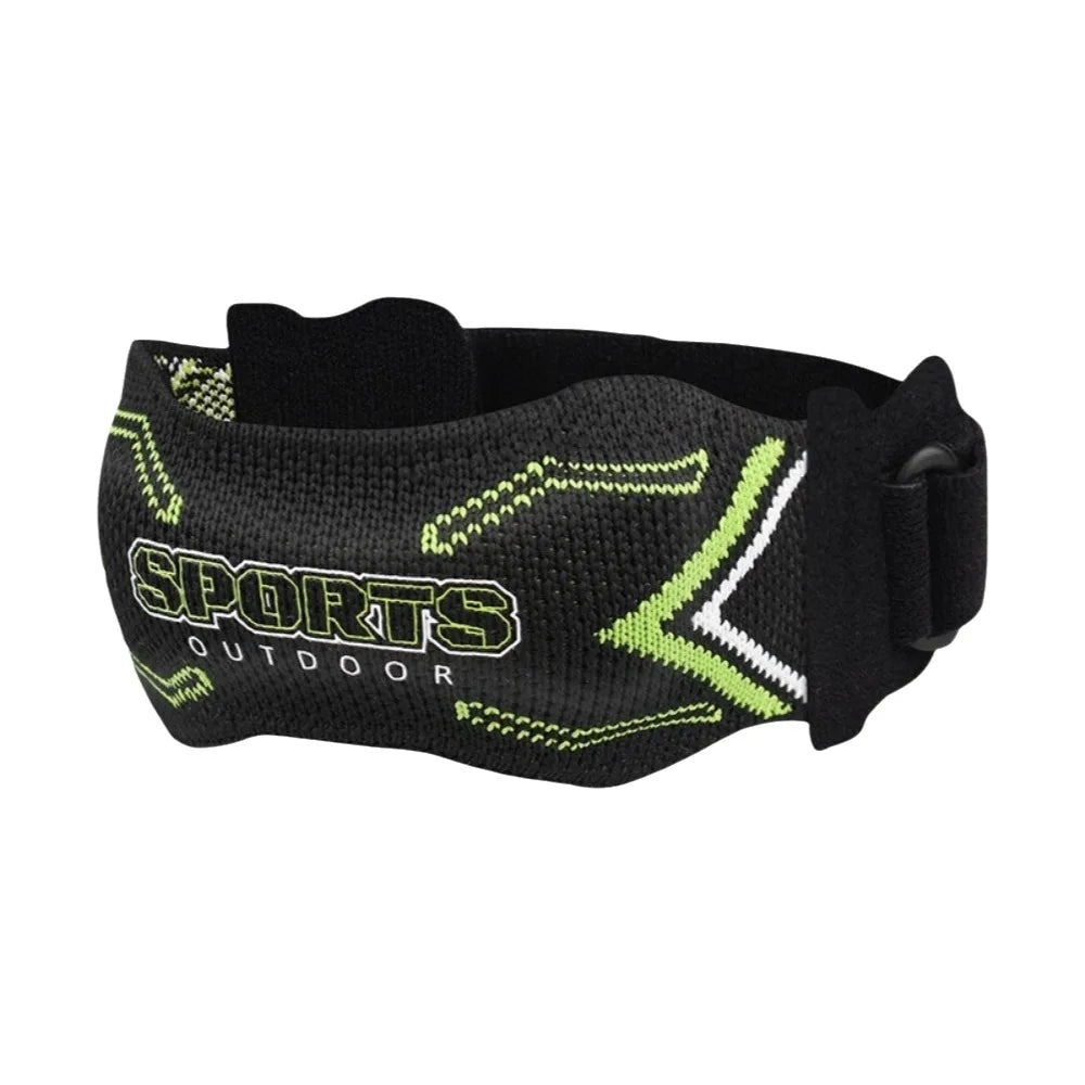 Adjustable Sports Patella Strap Breathable Non-Slip Knee Brace Patellar Stabilization Comfortable Patellar Tendon Support Vue Black