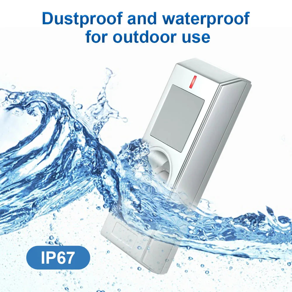 IP66 Metal Biometric Fingerprint Standalone Access Control System Rfid Card Reader with WG26-44 Door Access Controler 2000 Users Vue