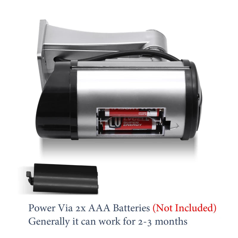 Creative Fake Bullet Camera Plastic Dummy CCTV Camera With Red Flashing Led Power Via AA Battery Surveillance Security System Vue