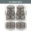 Universal Car Floor Mats Digital Printed Pattern AllWeather Protection Halloween Christmas Theme Car Interior Accessories Suita Vue United States one-size