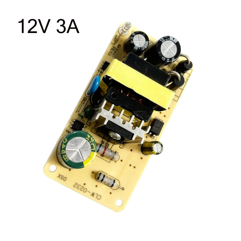 12V/15V Switching Power Supply Module AC-DC Converter AC100-240V to DC12V/15V 3A Constant Voltage and Current Power Supply Board Vue 12V3A