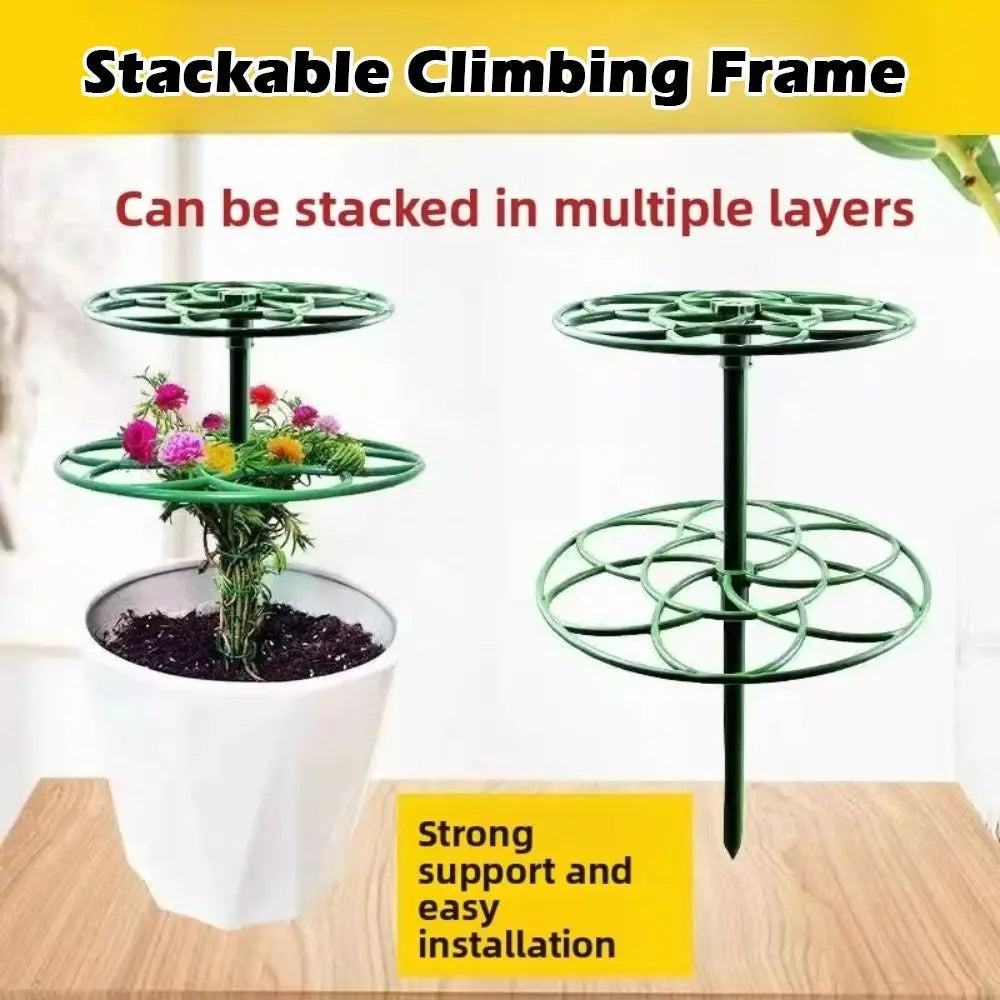 S M L Bonsai Climbing Frame Plastic Multi-layer Plant Cage Support