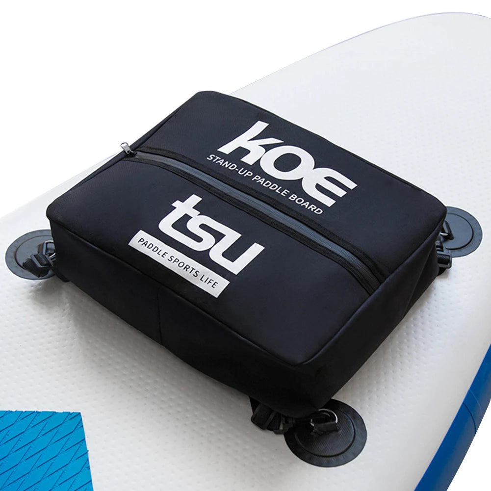 Insulated Paddle Board Cooler Bag Waterproof Deck Pack with Swivel Hooks For SUP Surfboard Storage Mesh Bag Water Sport Access Vue