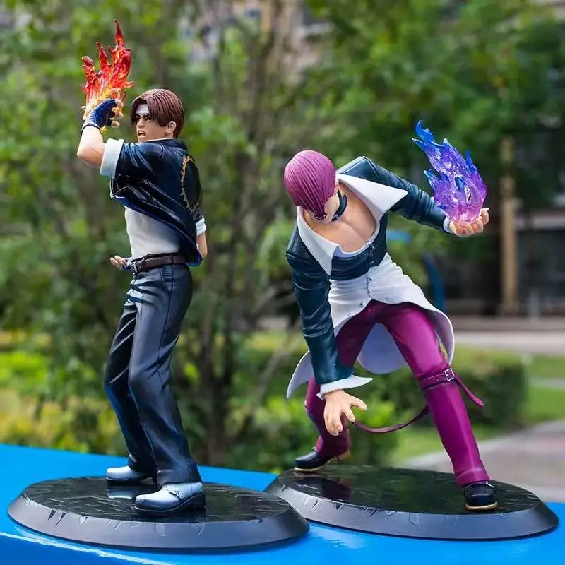Action Figures The King of Fighters '98 SNK Gk Statue Kyo Kusanagi Iori Yagami Arcade Asamiya Game peripheral PVC Model Toy Gift Vue