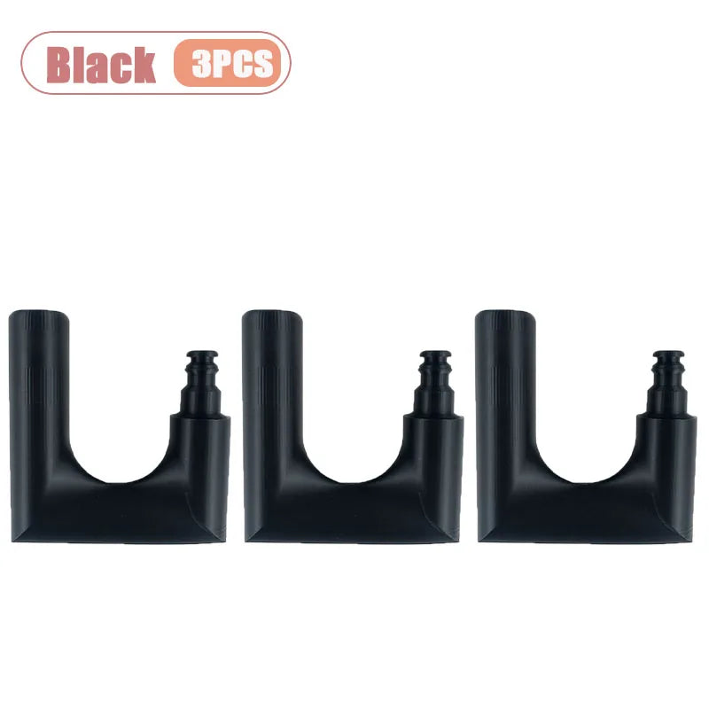 1-20PCS 3D Printed Water Hose Filling Hanger Hook for Pool Gardening Hose Stand Bucket Fill Tool for Yard Tube Watering Outdoor Vue Black-3PCS