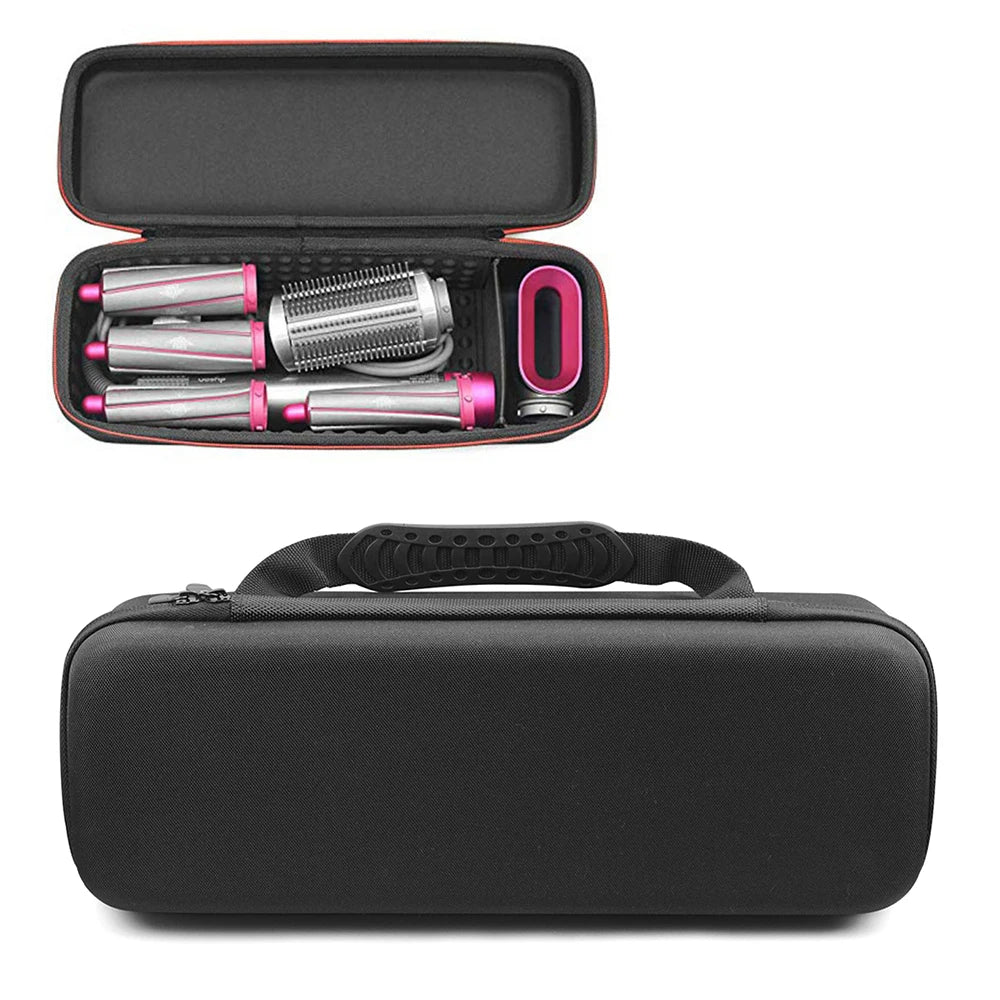 Portable Carry-on Storage Bag Shock-proof Aircurler Storage Bag Hard Travel Case Replacement for Dyson Airwrap Styler Vue
