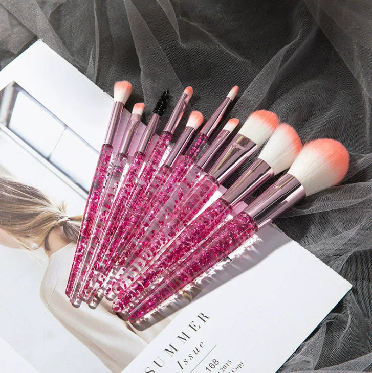 10PCS Makeup Brush Set Professional Super soft detail brush Blush Brush Foundation Concealer Eyeshadow Brush Vue