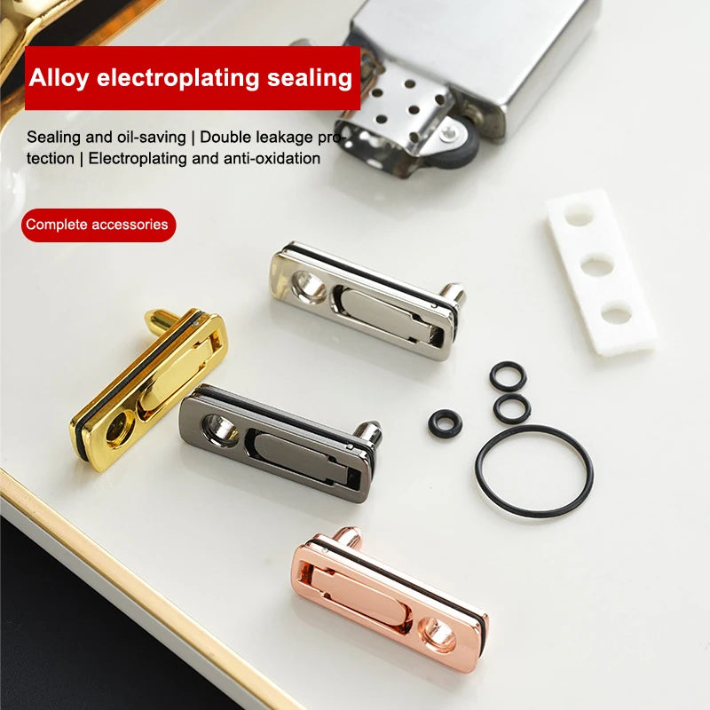 Zip Lighter Cotton Base, Inner Liner Modification, Volatilization Reduction Feature, Sealing Metal Design Vue