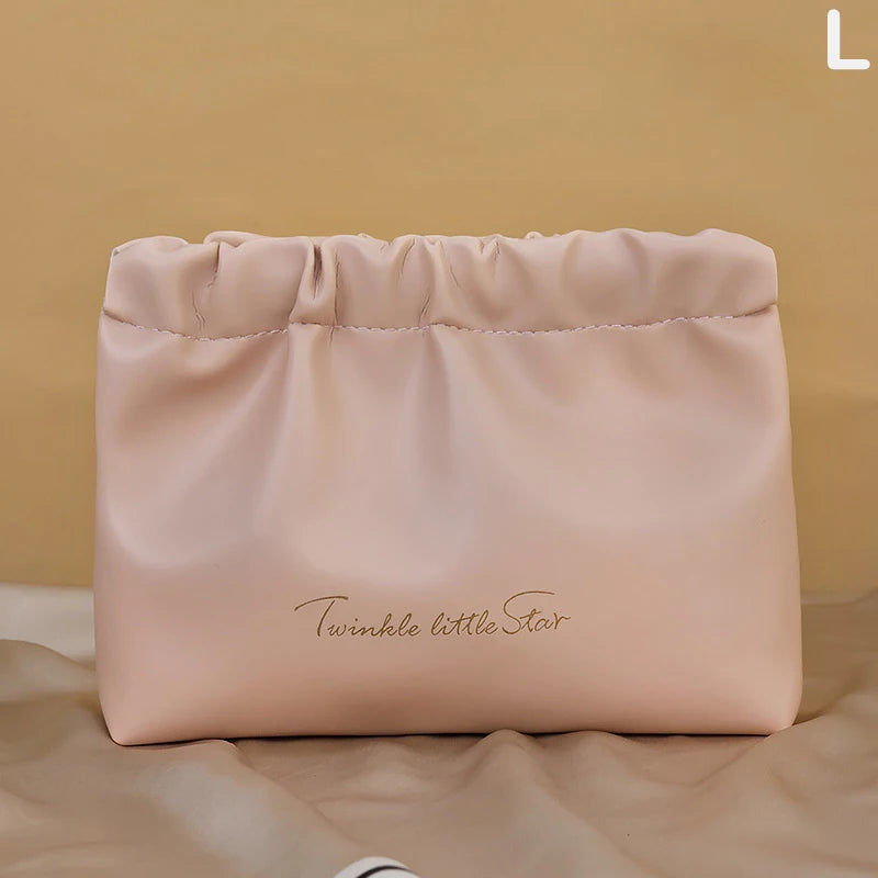Portable Pouch Ladies Small Cosmetic Bags PU Simple Mini Lipstick