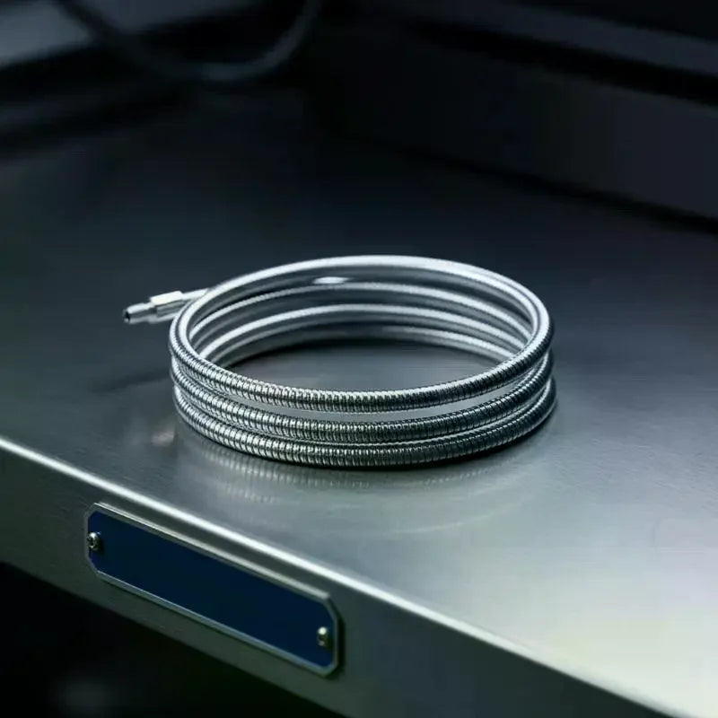 LED M4 Black Silver Microphone Positioning Hose Two External Teeth M4 Flexible Snake Tube Vue