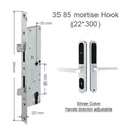 TThotel Smart lock Keyless entry door lock For Rental Apartment Vue Silver