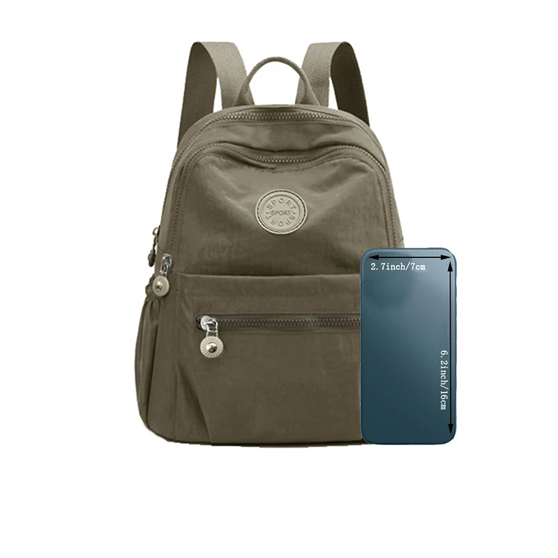 Dual Shoulder Bag Fashionable Oxford Cloth Men's Women's Nylon Fabric