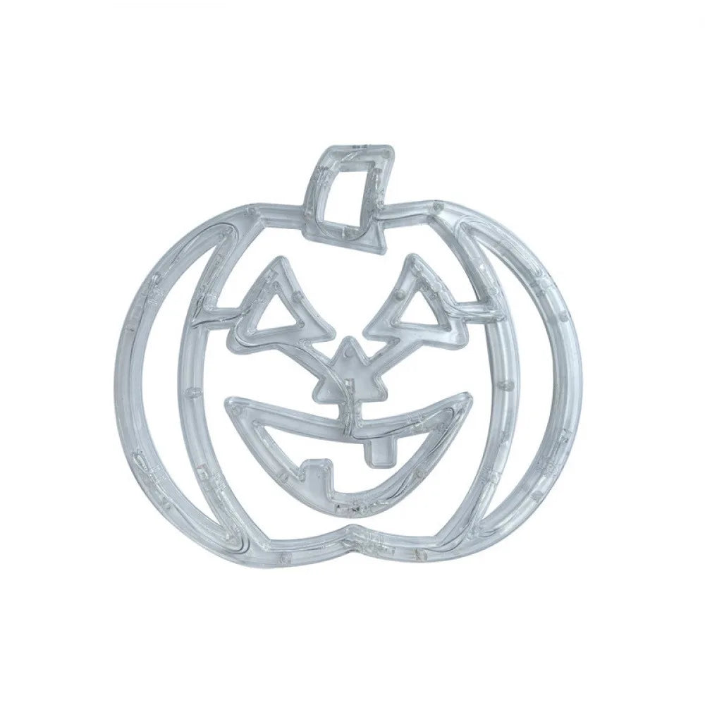 Halloween LED Sucker Lamp Window Hanging Halloween Light Pumpkin Witch Grimace Bat Led Light for Home Party Scary Decoration Vue