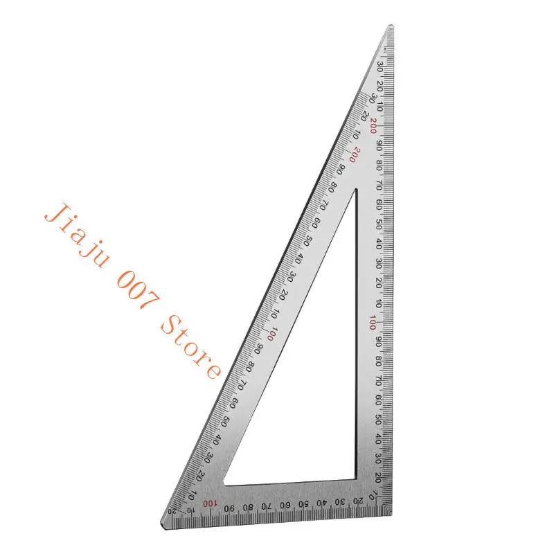 Stainless Steel Carpenter Square Triangle Ruler | Double-Side Scale Carpenter Square Ruler Vue
