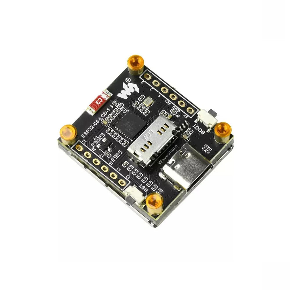 ESP32-C6 Development Board 1.3" 240x240 IPS LCD ST7789 WIFI6 BLE5 RISC-V 32-bit Single Core QMI8658 6-Axis IMU Type-C Smart Home Vue