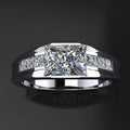 Huitan Cubic Zirconia Women's Wedding Ring | Silver Tone Fashion Ring Vue T0231 7