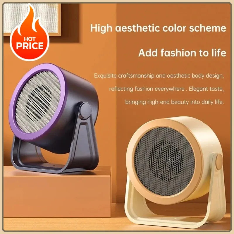Portable Desktop Mini Space Heater – Low Noise, Energy Saving Mini Space Heater Vue