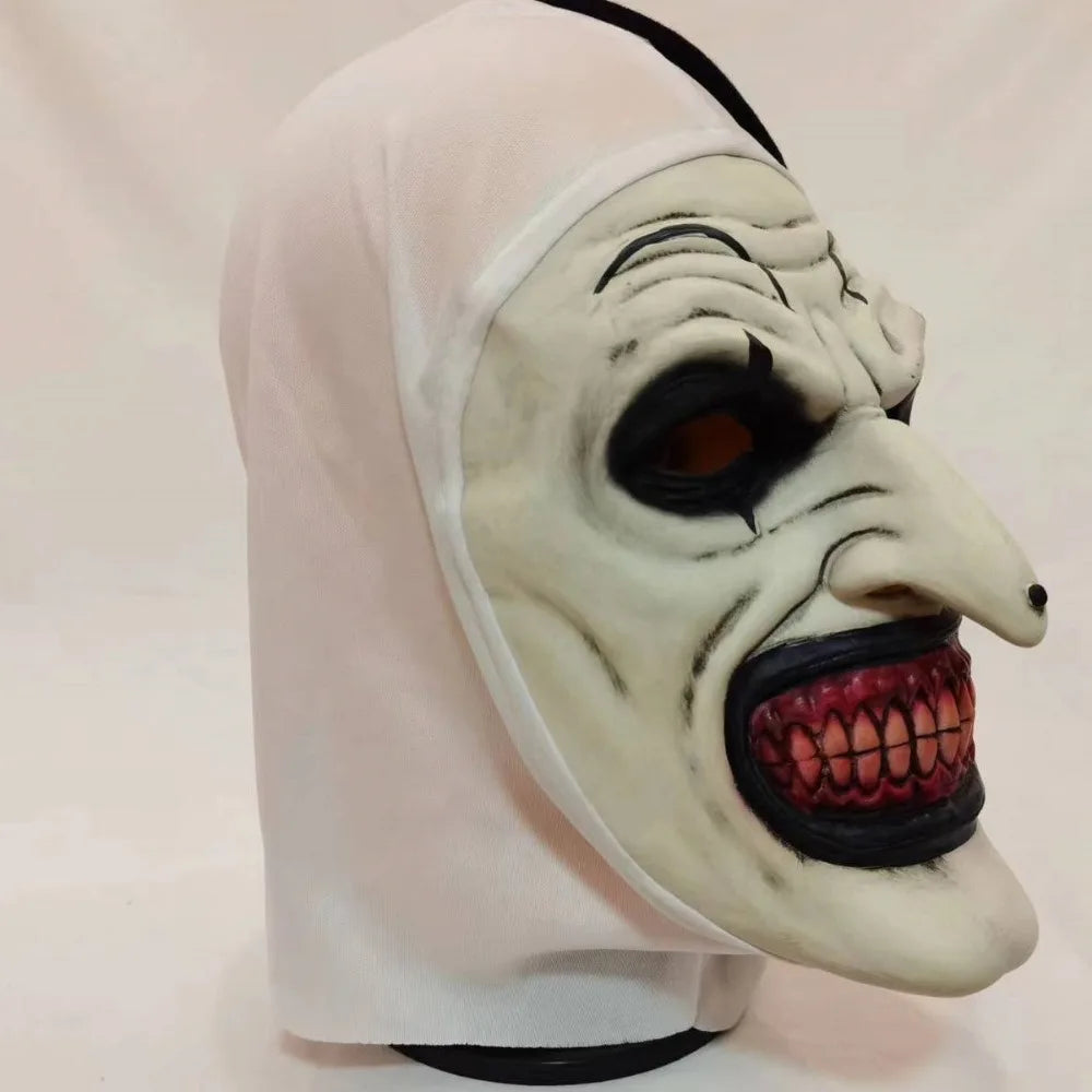Scary Cosplay Mask Halloween Clown Bloody Latex Soft Props Party