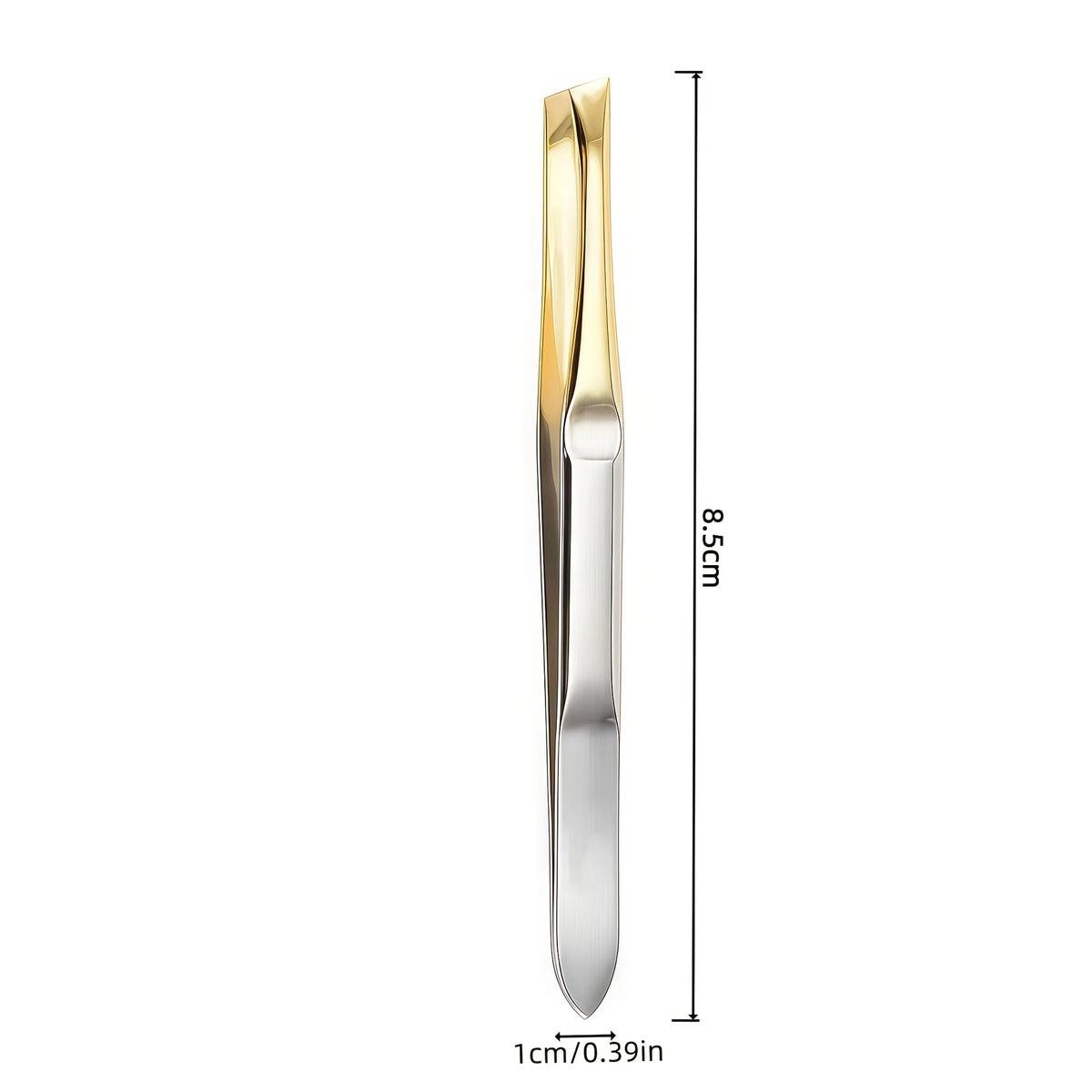 2pcs Eyebrow Tweezers Professional Stainless Steel Tweezers, Suitable for Eyebrows, Eyelashes And Ingrown Hairs with Coating Vue