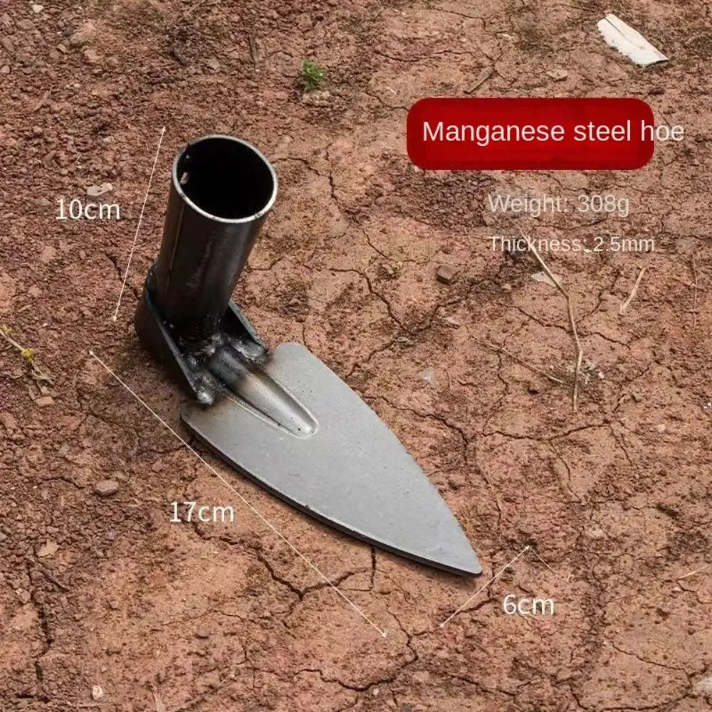 Durable Garden Hoe Household Outdoor Farming Tools Forging Weeding Hoe for Digging Soil Planting Vegetables Flowers Vue Style 1