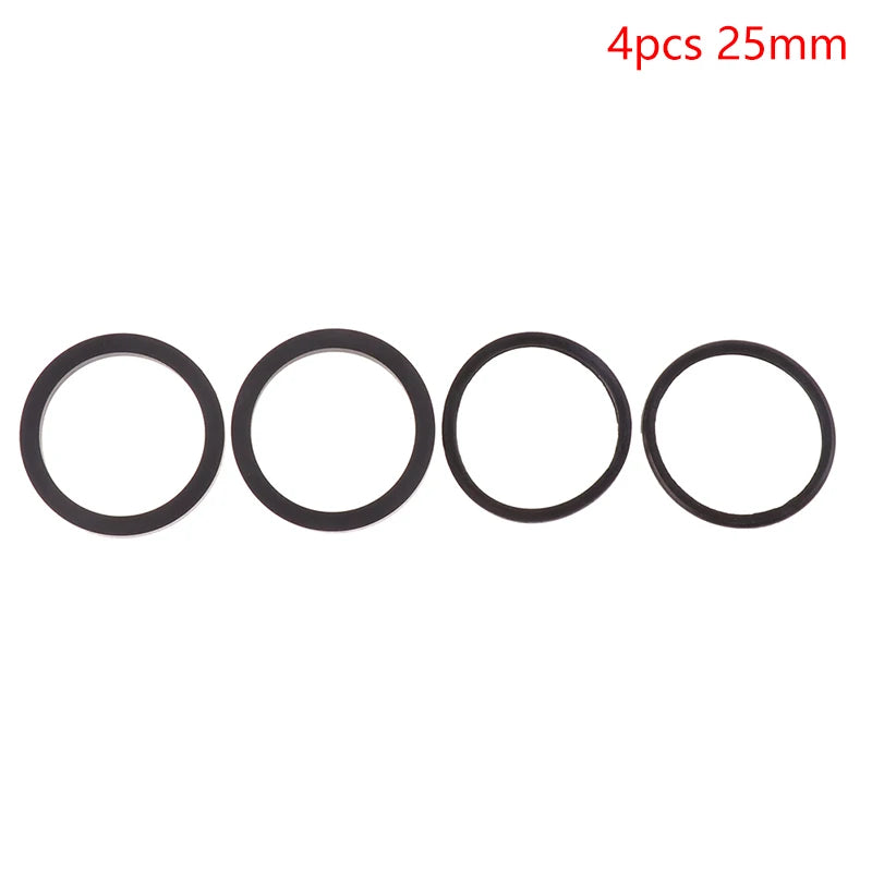 Bike Disc Brake Caliper Piston O-Ring 4Pcs Leakproof Sealing Ring Set Universal Motorcycle Maintenance Essential Accessories Vue 25mm