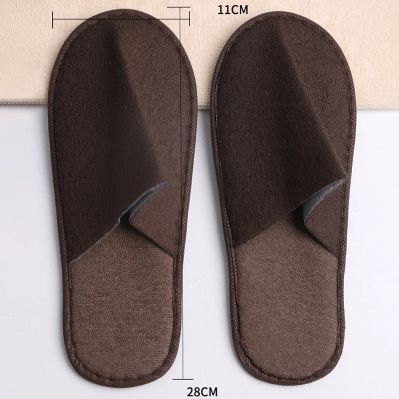 Hotel Room Essentials EVA Disposable Slippers Lightweight Soft for Guest Bed and Breakfast Vue Colorful
