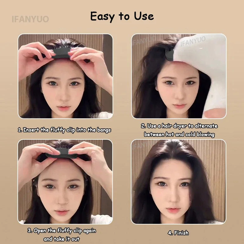 3/6Teeth Hair Roots Volumizing Hair Clips Women Curling Bangs Fixed Shape Hairpin Wind Sculpting Combs High-arched Styling Tool Vue