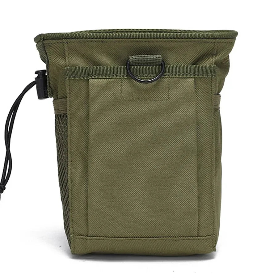 New Outdoor 3-5L Camouflage Molle 600D Nylon Dump Drop Pouch Recycle Waist Pack Bags Accessories Bag Pouches Vue Green