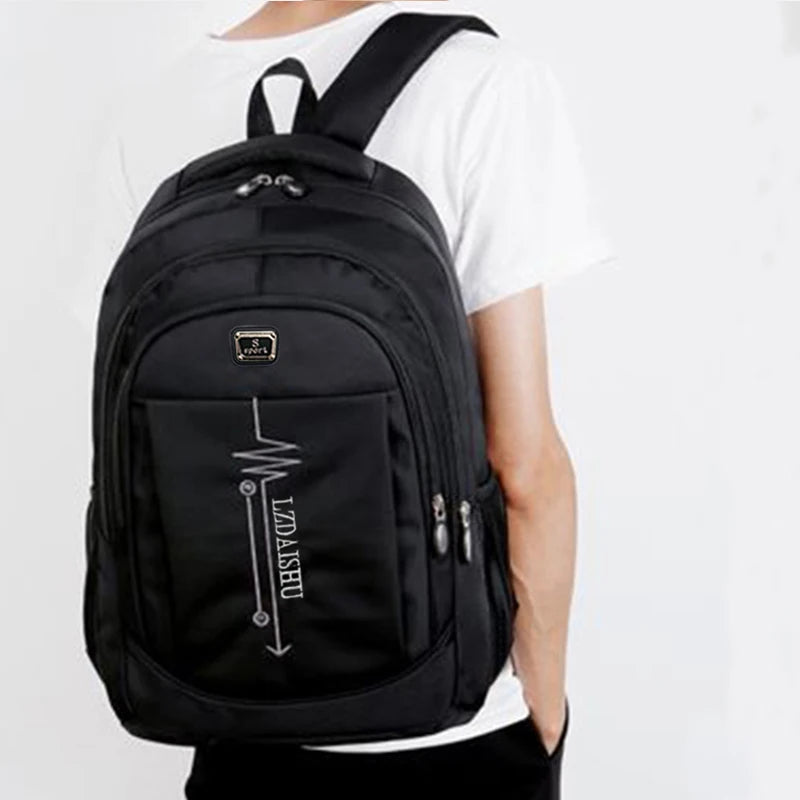 Business Casual Backpack Men Laptop Bag Large Capacity Travel Student Vue