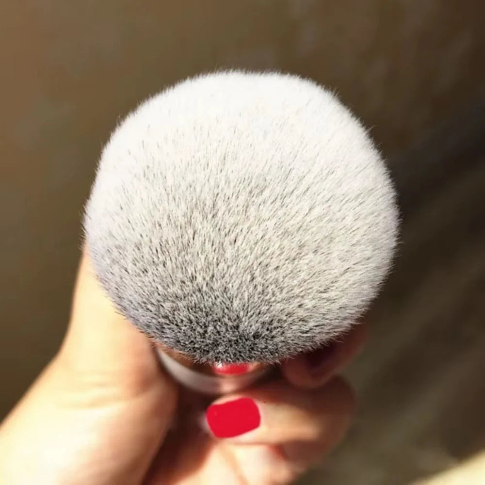 Professional Chubby Pier Flat Mushroom Foundation Brush Large Small Size BB Cream No Powder No Mark Cream Cosmetic Makeup Brush Vue