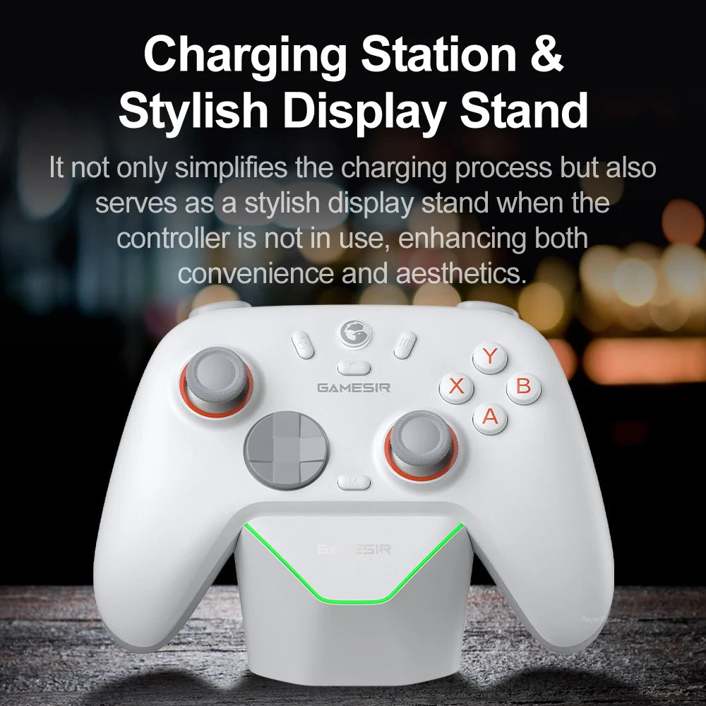 GameSir Gamepads Charger Dock Nova 2 Lite Super Nova Charging Station Original Stylish Dispay Stand Smart Start Stop Charging Vue