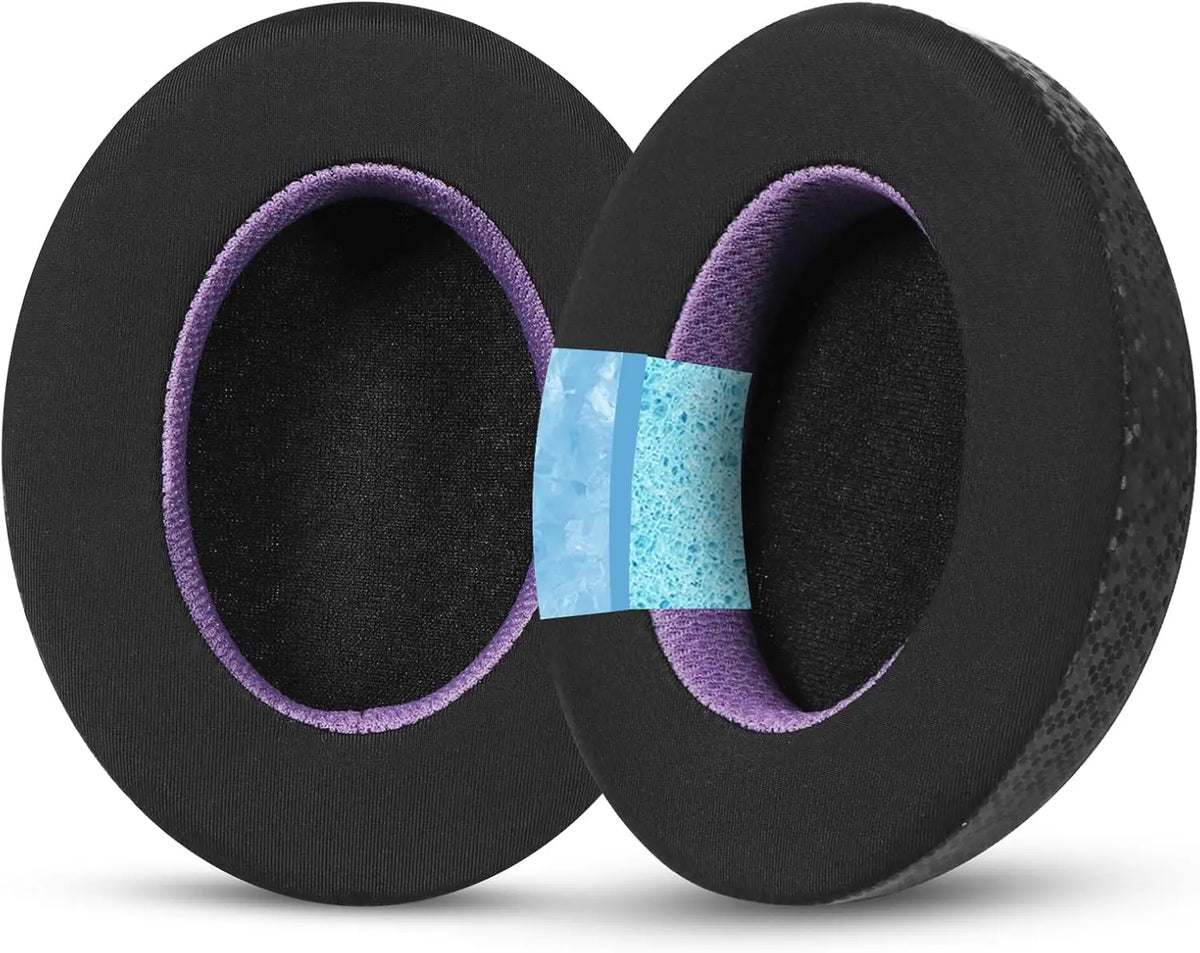 Replacement Ear pads for Sony WH-XB910N Headphones Skin-Friendly Cotton Memory Foam Ear Cushions High Quality Earpads headset Vue E--3-magical Purple